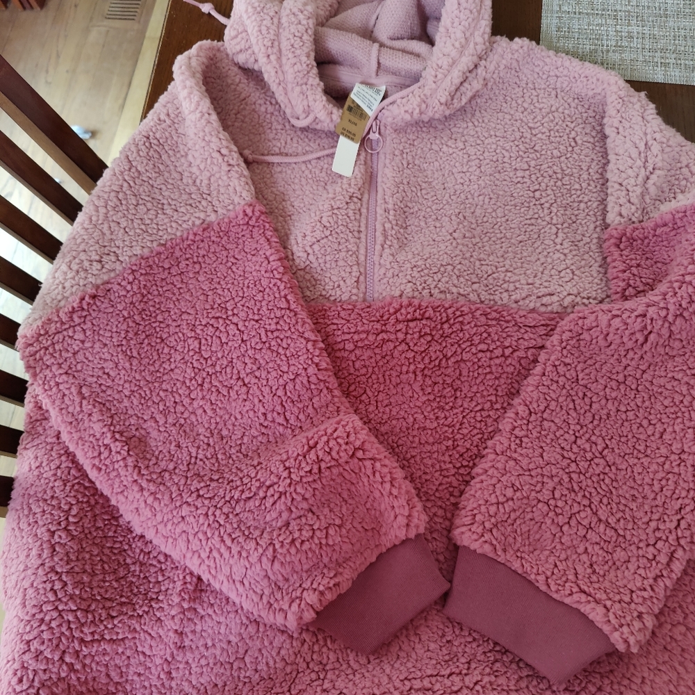 Pink fleece